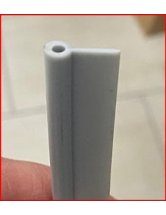 PROFILO IN PVC PER MOBILIO MISURA 16 MM COLORE GRIGIO 2