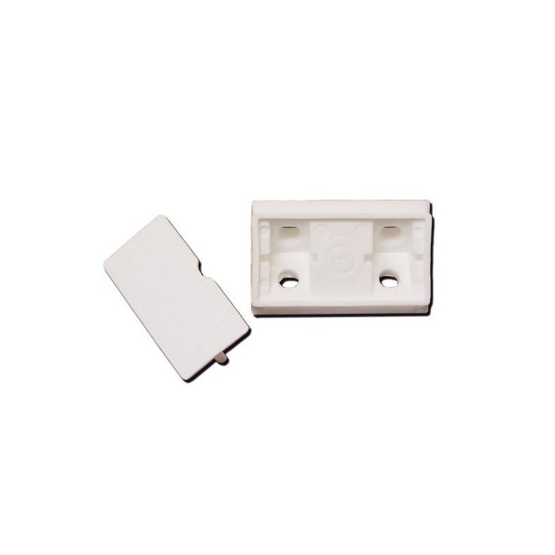 ANGOLARE FISSAGGIO PER MOBILI 4 FORI BIANCO