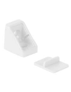FISSAMOBILE AD ANGOLO 2 FORI COLORE BIANCO