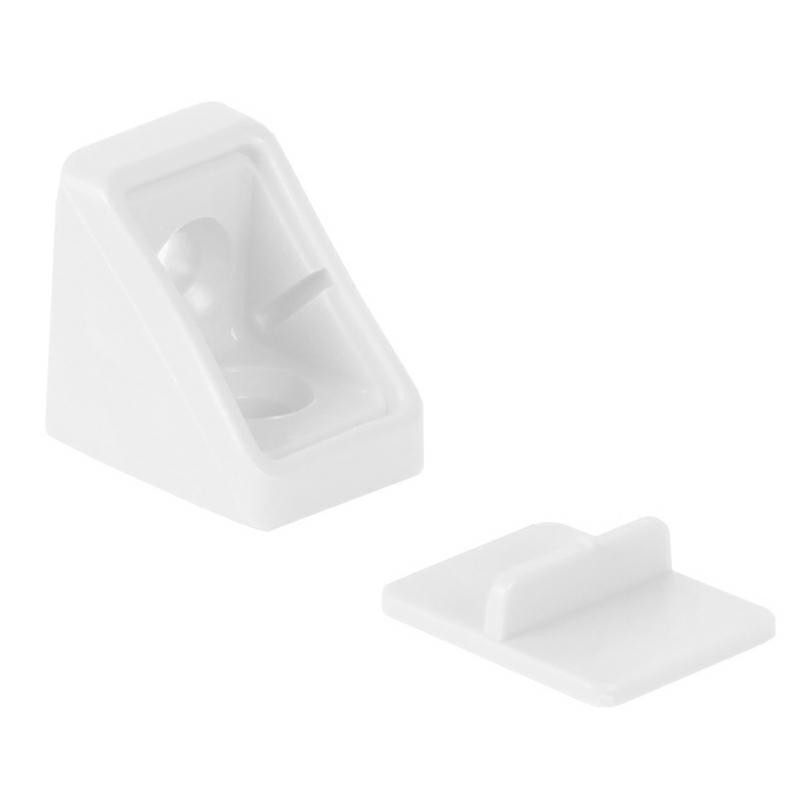 FISSAMOBILE AD ANGOLO 2 FORI COLORE BIANCO