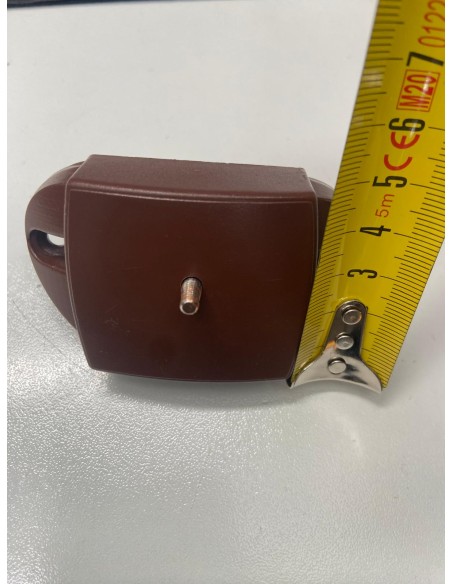 SERRATURA PUSH LOCK DOPPIO PER PORTA BAGNO COLORE MARRONE