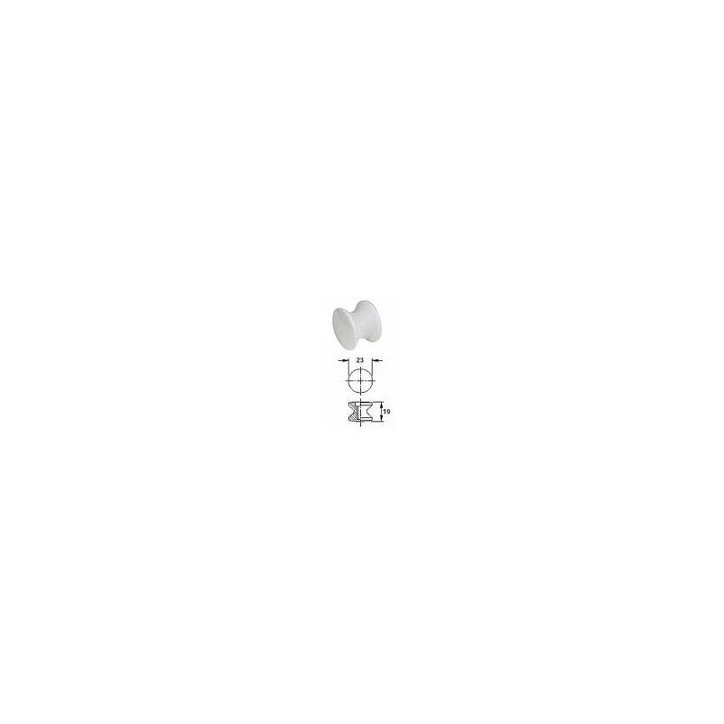 POMELLO PER SERRATURA PUSH LOCK COLORE BIANCO