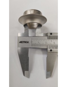 ROSETTA 13 MM  PER SERRATURA PUSH LOCK OTTONE LUCIDO. 2