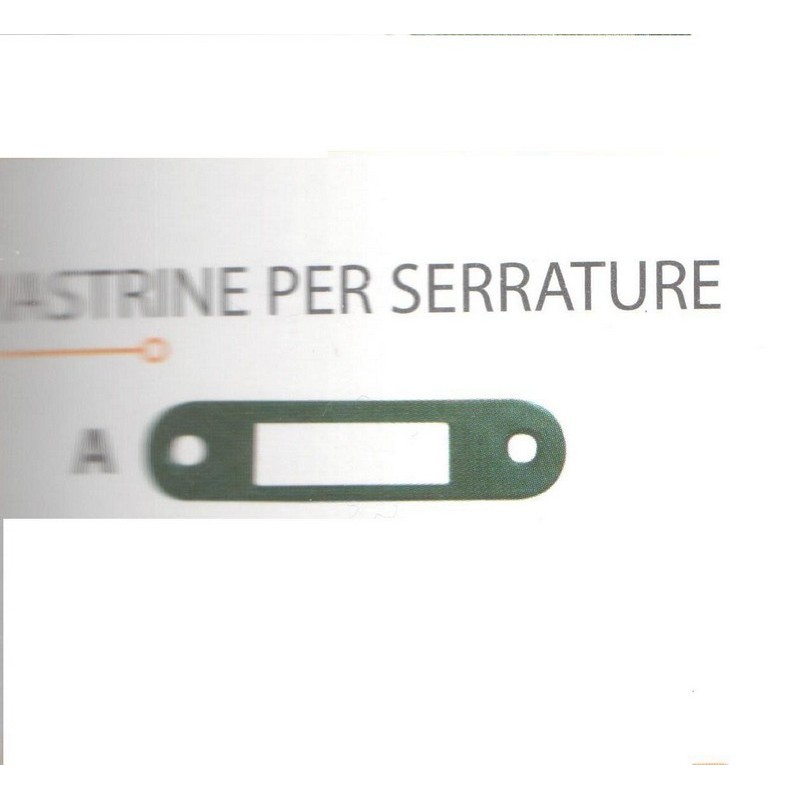 PIASTRINA DI BLOCCO PER SERRATURA