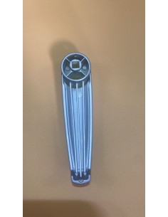MANIGLIA APERTURA ESTERNO PORTA BAGNO COLORE NICKEL 2