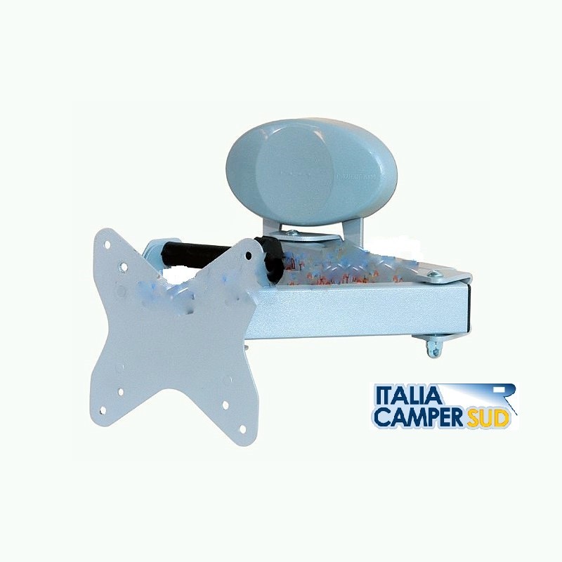 PORTA TV LCD A BRACCIO 3 SNODI CON FISSAGGIO A...