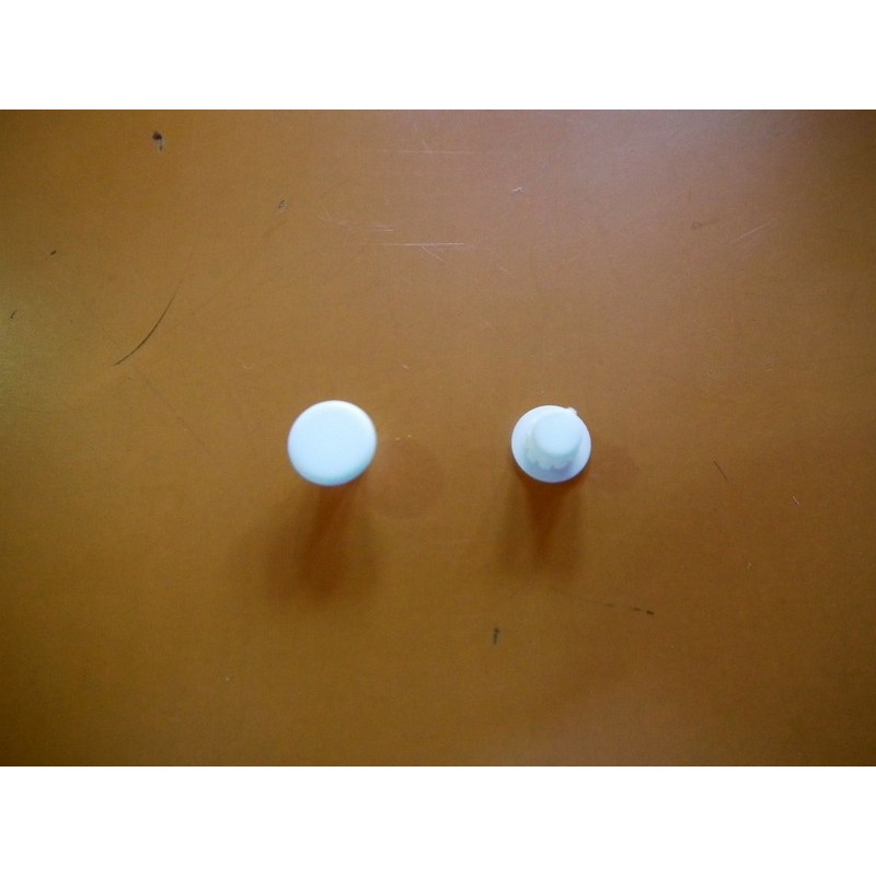 COPRI FORO IN PLASTICA DA 5 MM BIANCO