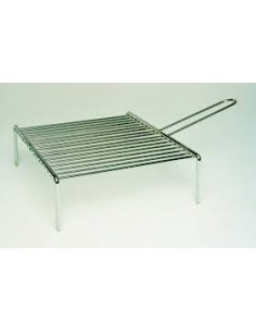GRIGLIA CROMATA PESANTE  PER BARBEQUE CM 50X35
