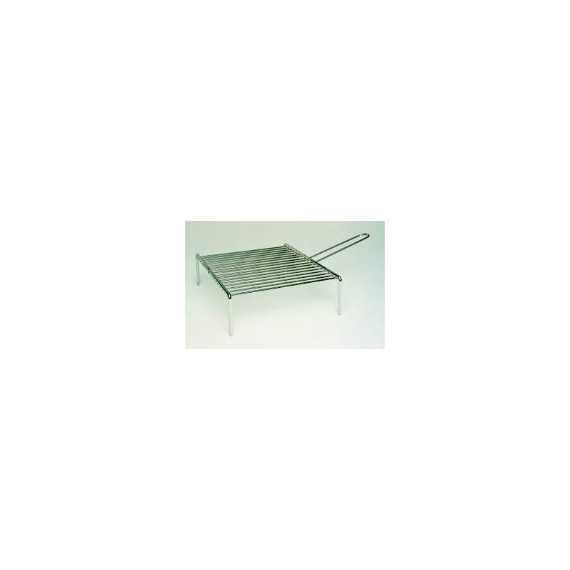 GRIGLIA CROMATA PESANTE  PER BARBEQUE CM 50X35