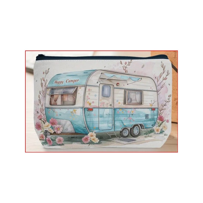 POCHETTE CON CERNIERA FANTASIA CAMPER