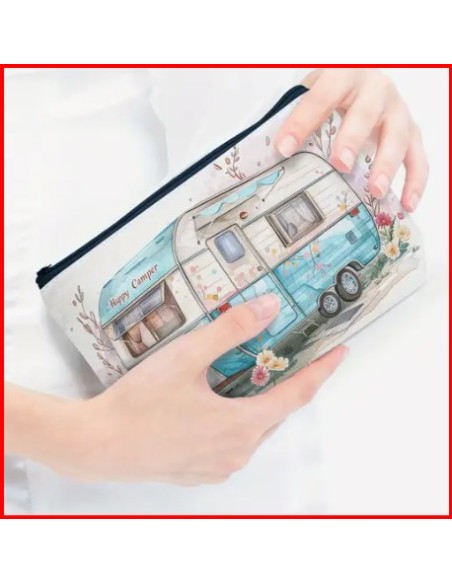 POCHETTE CON CERNIERA FANTASIA CAMPER