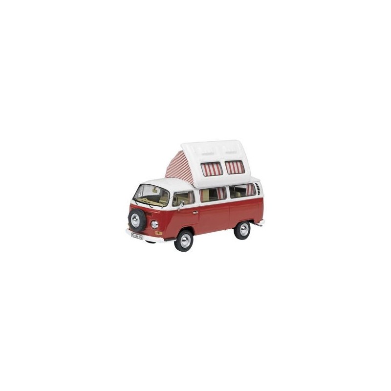 MODELLINO CAMPER BUS WV COLORE ROSSO