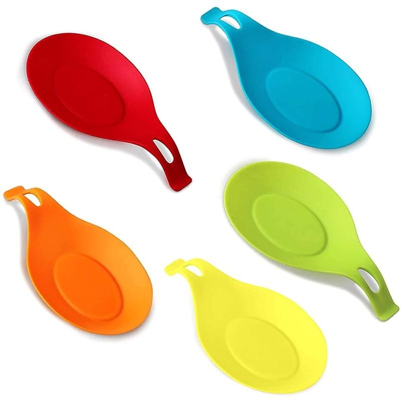 PORTACUCCHIAIO IN SILICONE COLORATO