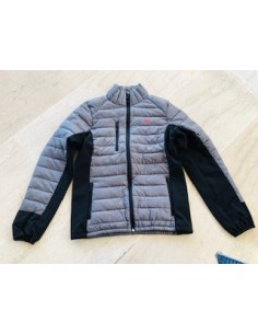 PIUMINO LAIKA UNISEX GRIGIO E NERO TG XL