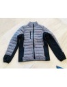 PIUMINO LAIKA UNISEX GRIGIO E NERO TG XL