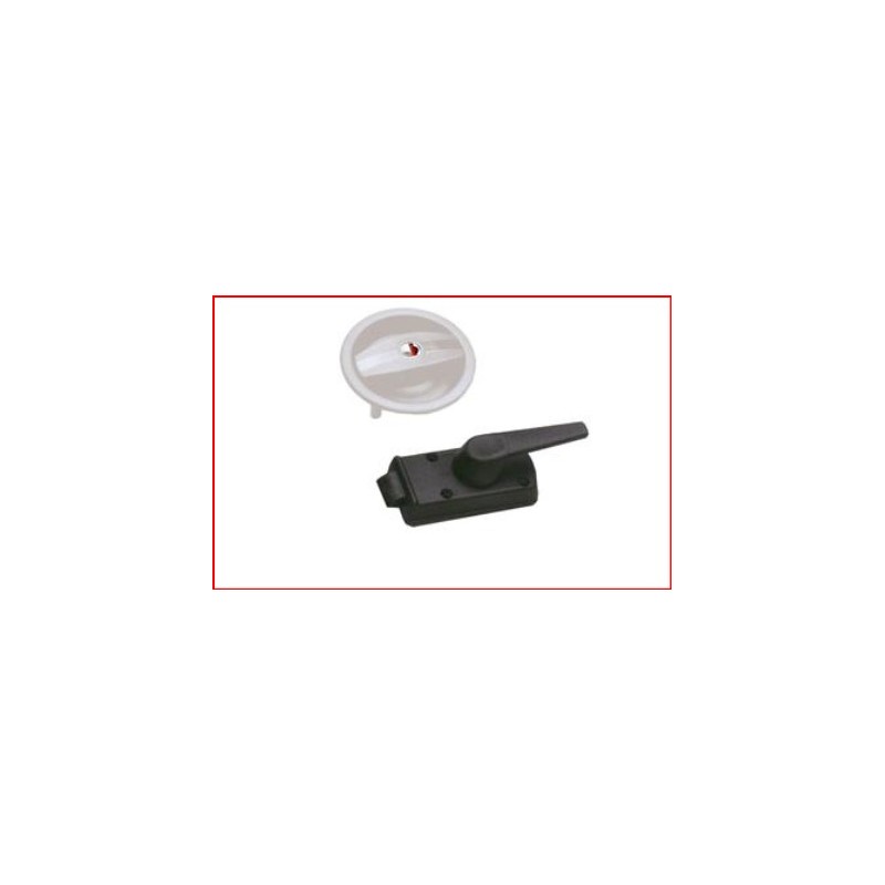 SERRATURA DX PER PORTA UNIVERSALE  COLORE BIANCO
