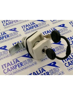 SERRATURA BIANCA PUSH MODELLO ZADI PER PORTELLONE CON DUE...