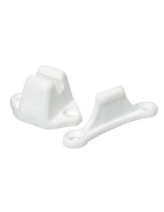 FERMA PORTA ESTERNO BIANCO IN MATERIALE PLASTICO