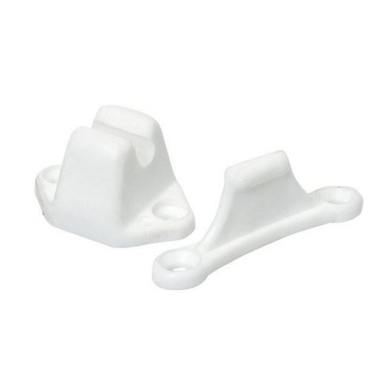 FERMA PORTA ESTERNO BIANCO IN MATERIALE PLASTICO