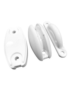 FERMA PORTA ESTERNO IN PLASTICA COLORE BIANCO