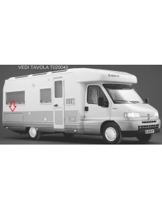 PORTELLONE LATERALE  GAVONE CAMPER LAIKA SEMI INTEGRALE