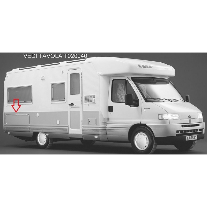 PORTELLONE LATERALE  GAVONE CAMPER LAIKA SEMI...