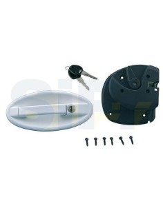SERRATURA FAP ANTISCASSO PER PORTE OVALE COLORE BIANCO