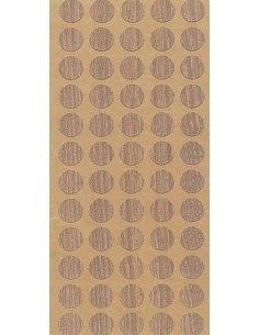 TAPPINO ADESIVO DIAMETRO 16 MM COLORE MARRONE
