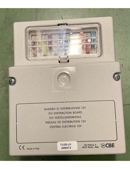 QUADRO DISTRIBUZIONE 12V CBE  MODELLO TU30-LK