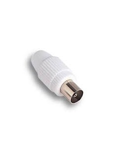 SPINA COASSIALE DRITTA PER ANTENNA TV MASCHIO