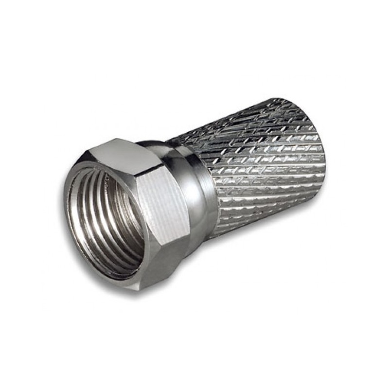 CONNETTORE A   F   PER CAVO SATELLITARE MAX 6MM