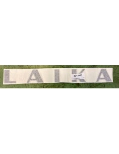ADESIVO SCRITTA LAIKA IN RESINA OPACA