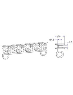 SCIVOLO PER BINARIO TENDA SENZA PINZA TONDO
PREZZO CADAUNO