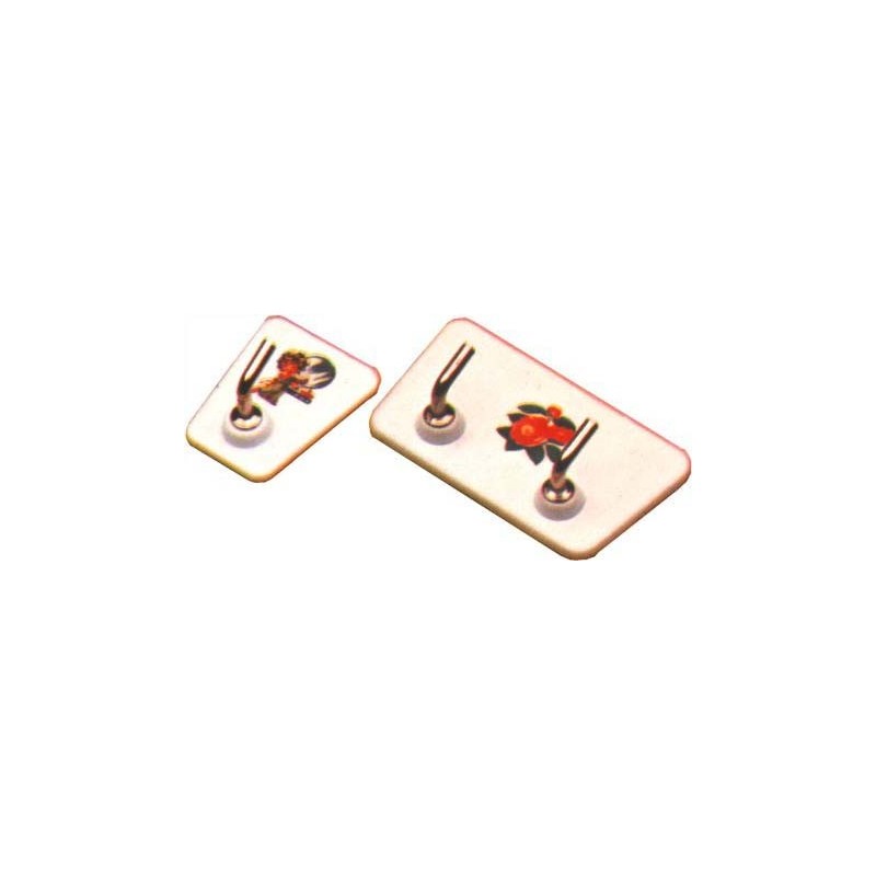 GANCI ADESIVI 1 POSTO PER STROFINACCI