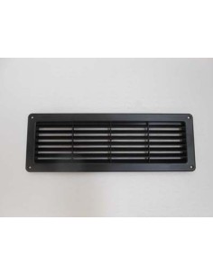 GRIGLIA DI AREAZIONE  NERA 95X335 MM PER CAMPER LAIKA
