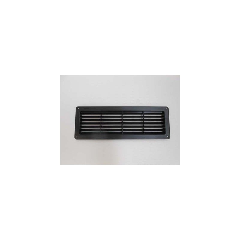 GRIGLIA DI AREAZIONE  NERA 95X335 MM PER CAMPER...