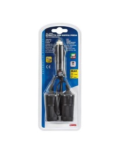 SPINOTTO CON CAVO 2 PRESE 12 VOLT