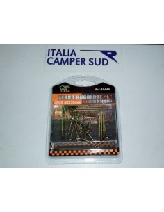 SET 4 STAFFE IN FERRO ANGOLARE AD L COMPLETO DI VITI
