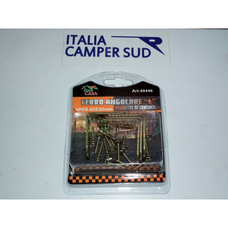 SET 4 STAFFE IN FERRO ANGOLARE AD L COMPLETO DI...