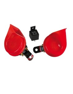 AVVISATORE ACUSTICO TROMBE BITONALI 12V DA 115 DB