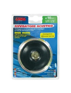 AVVISATORE ACUSTICO 12V DIAMETRO 90 MM