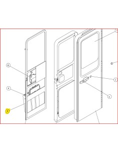 PORTARIFIUTI LAIKA ORIGINALE AD INCASSO PORTA 2