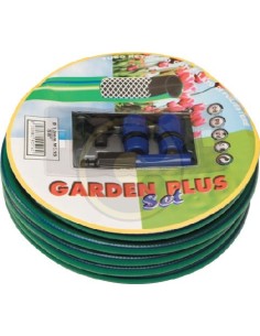 SET ATTREZZATO GARDEN PLUS MT 15 DI TUBO RETINATO CON...