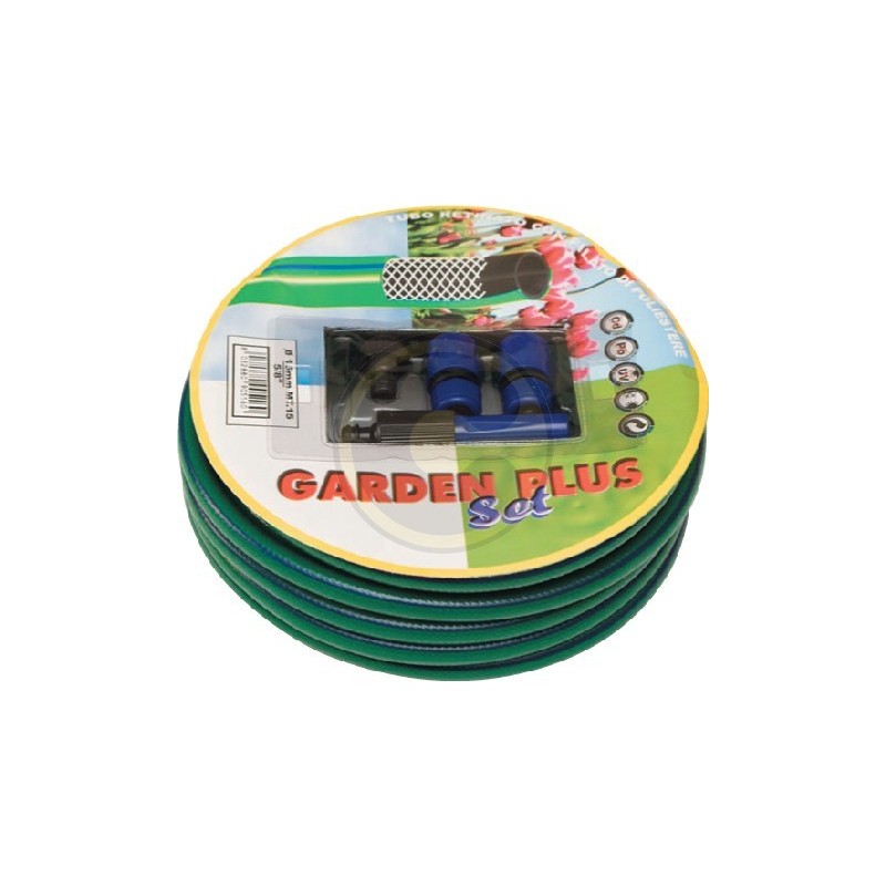 SET ATTREZZATO GARDEN PLUS MT 15 DI TUBO...