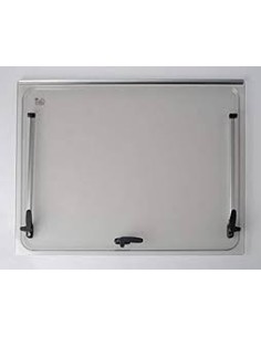 FINESTRA DI RICAMBIO TIPO SEITZ 500X600 MM, COLORE GRIGIO