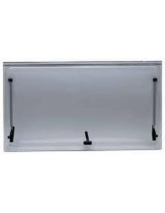 FINESTRA DI RICAMBIO TIPO SEITZ 1300X550 MM, COLORE GRIGIO