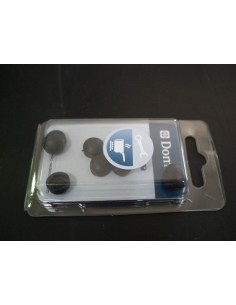 KIT DI COPRIVITI IN PLASTICA COLORE NERO PER PIANI...