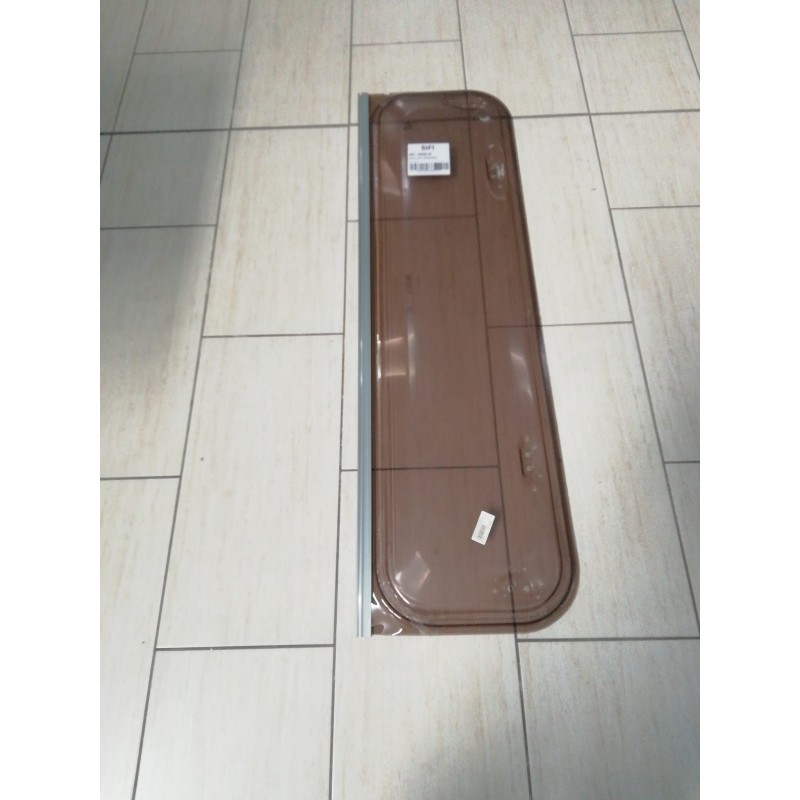 FINESTRA SERIE EUROPA 1250X300 MM, COLORE MARRONE