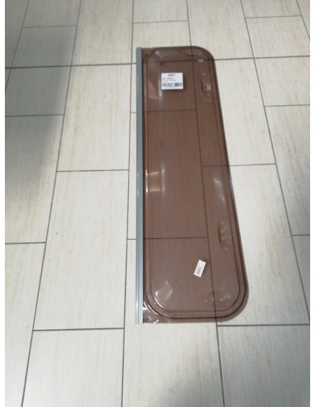 FINESTRA SERIE EUROPA 1250X300 MM, COLORE MARRONE
