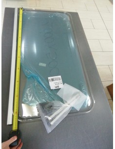 FINESTRA SERIE EUROPA 1000X500 MM, COLORE GRIGIO 2